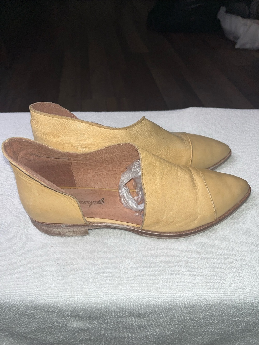 Free people Royale leather D’Orsay flats
